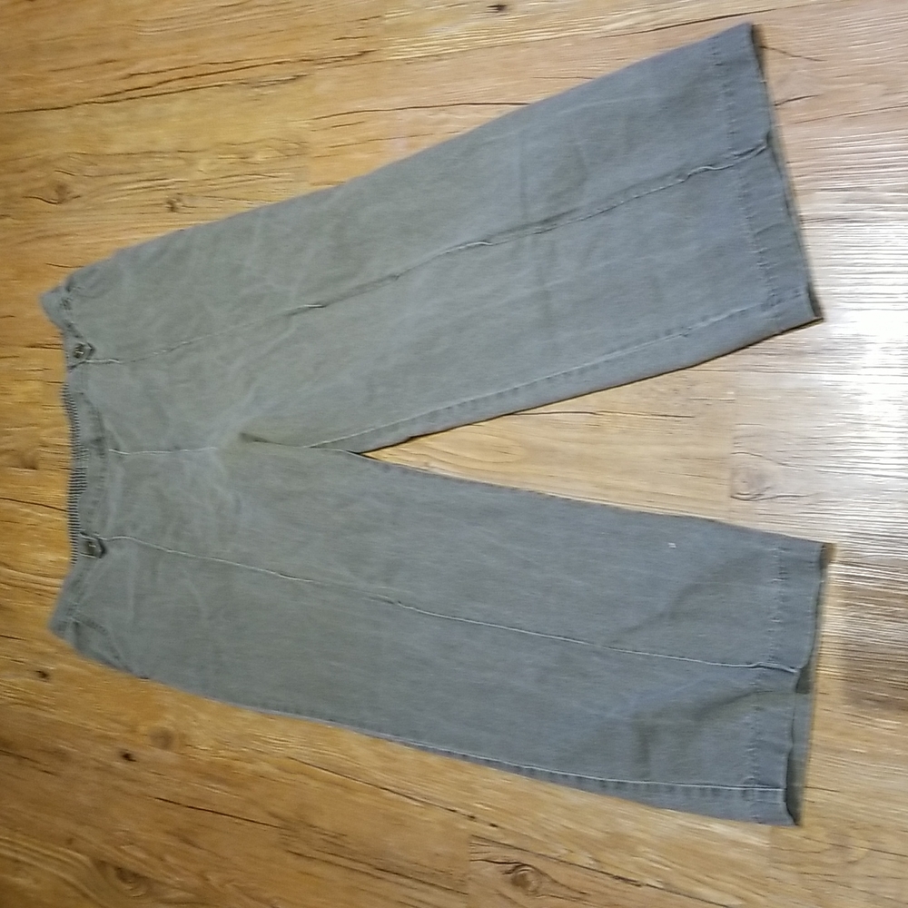 Avenue pants good condition side pockets sz 16 green/grey